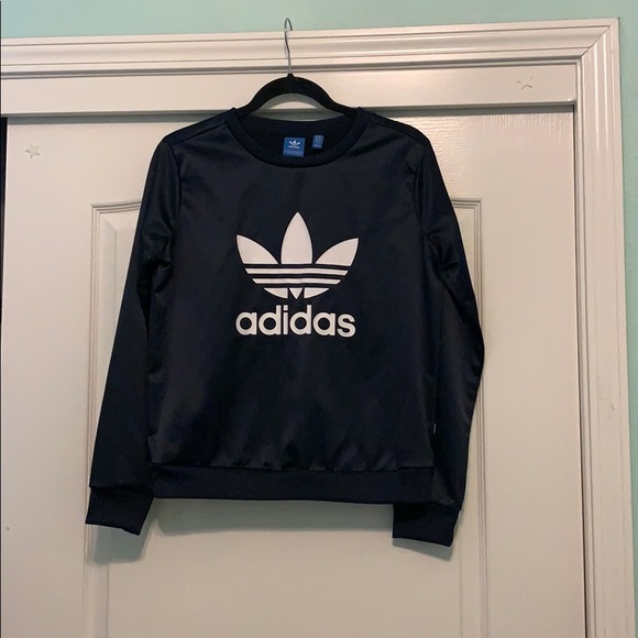 adidas Tops - Limited edition Adidas satin pullover